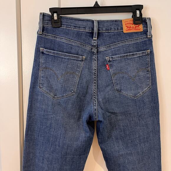 Levi's Blue 724 High Rise Straight Jeans Size 29 - Picture 4 of 14